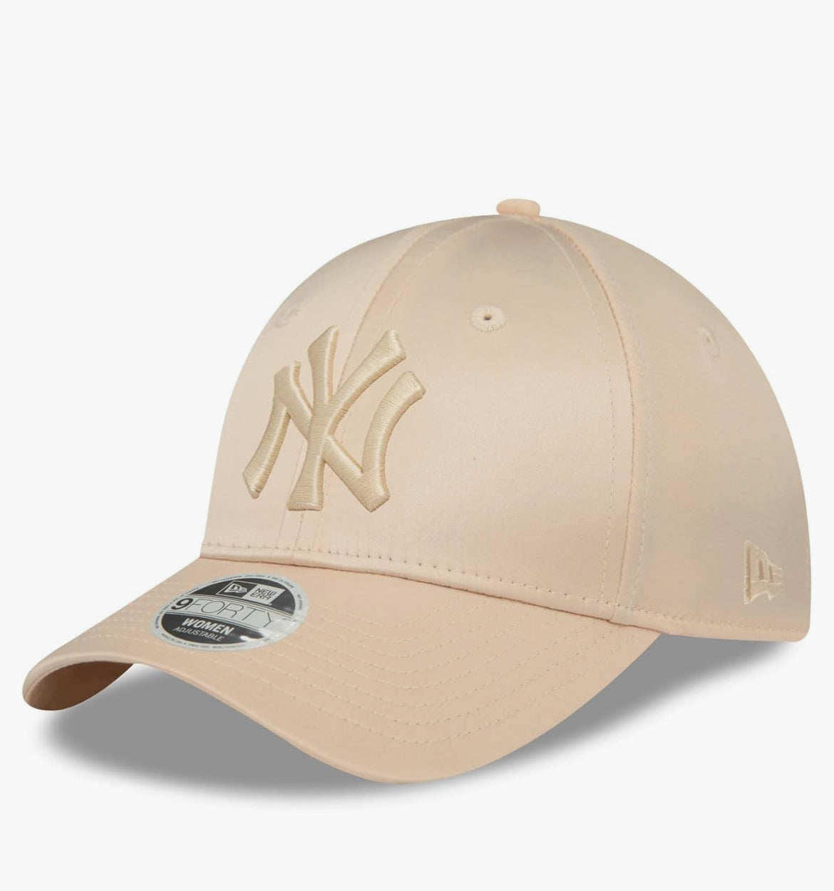 Casquette en satin New York Yankees Female 9Forty beige