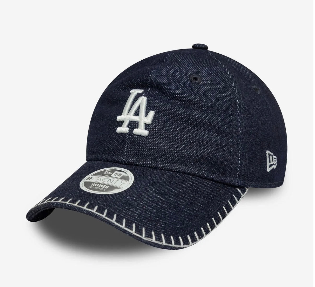 LA Dodgers Womens MLB Denim Stitch Navy 9TWENTY Cap Jean