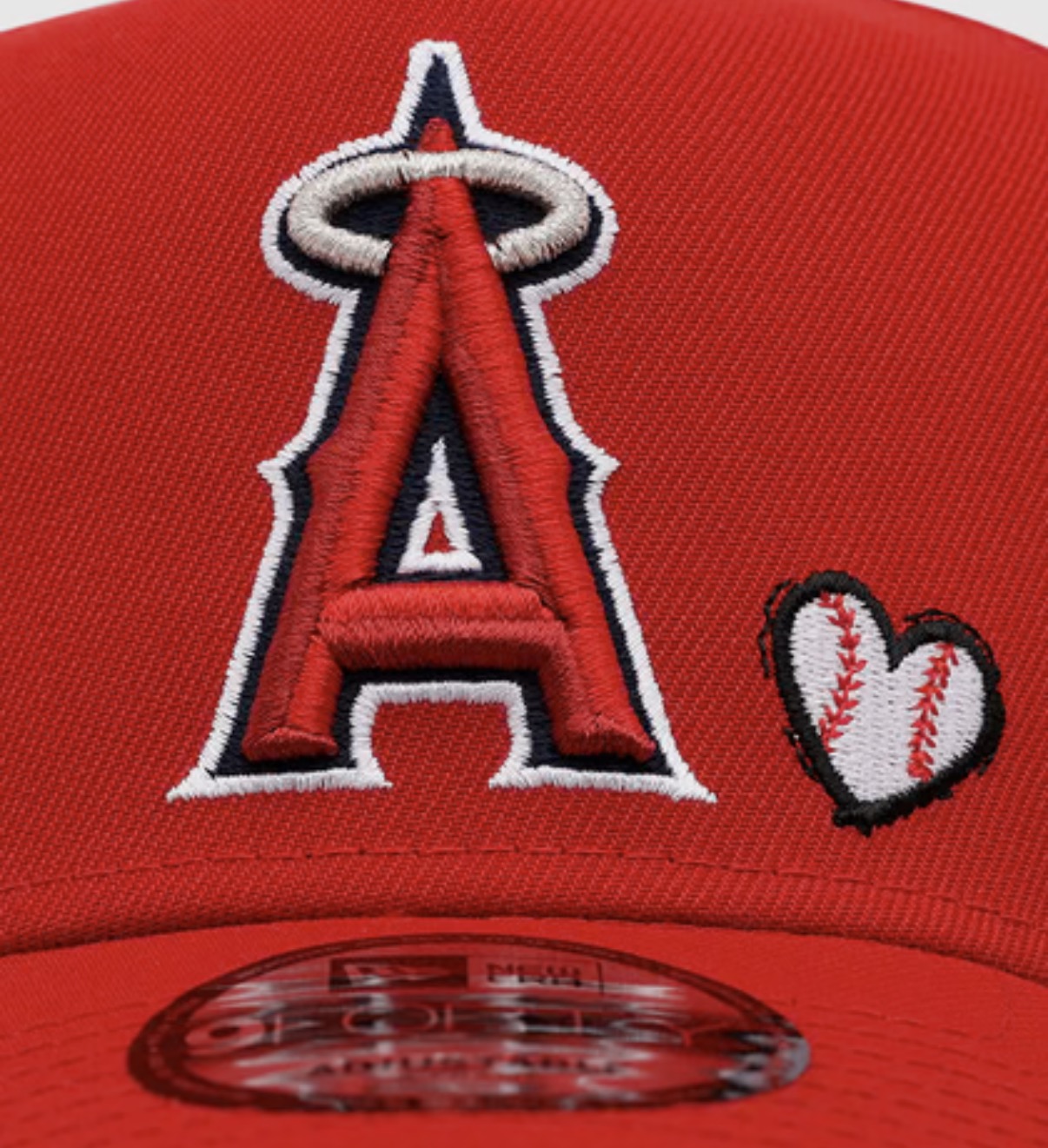 LOS ANGELES ANGELS 'BASEBALL HEARTS' 9FORTY A-FRAME SNAPBACK  199635111004