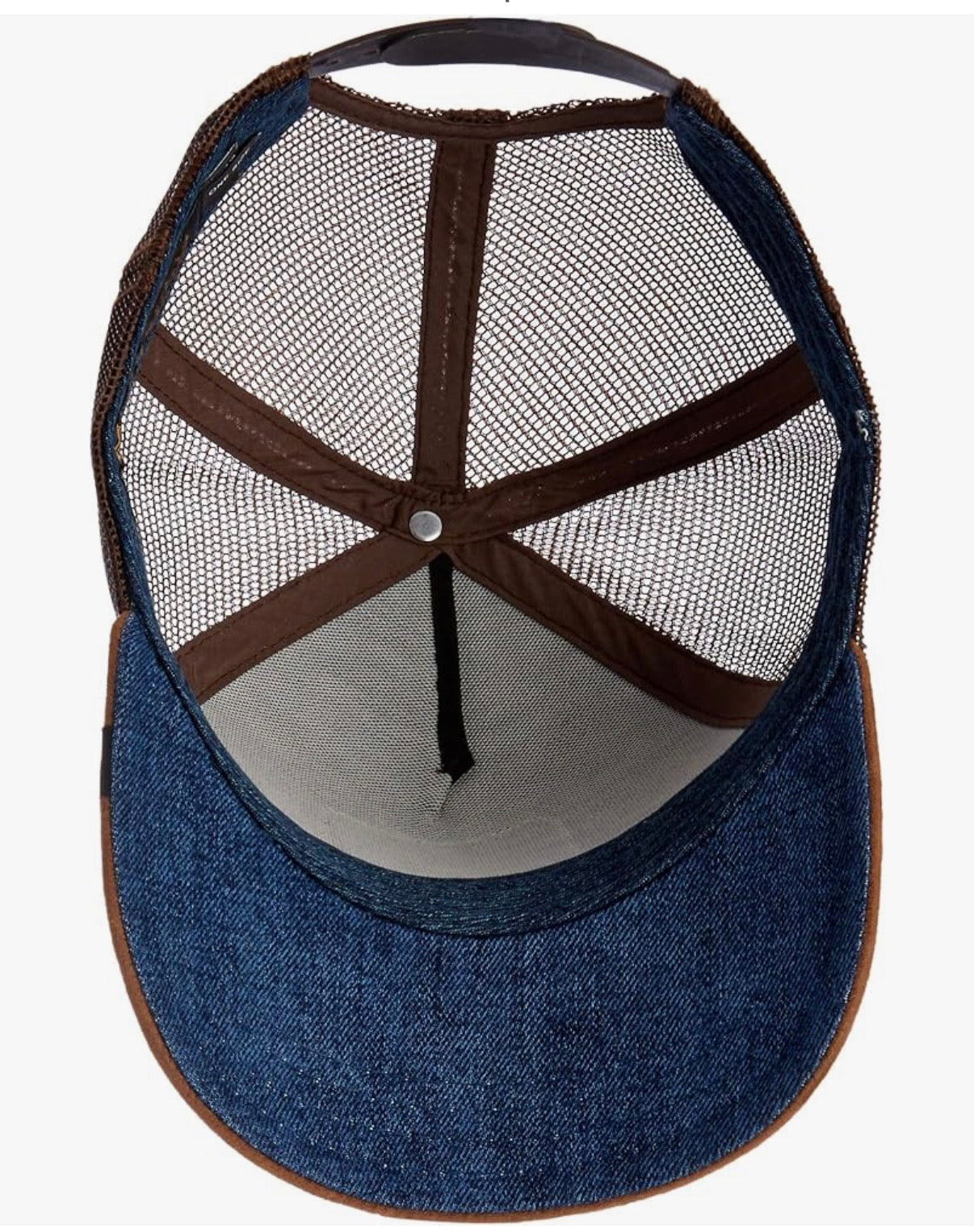 Goorin Bros. Rooster Big Strut Brown and Denim Cock Trucker Hat