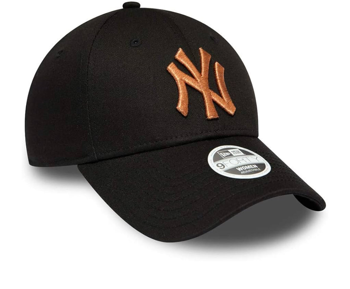 New Era New York Yankees New Era 9forty Adjustable Women Cap Metallic Logo