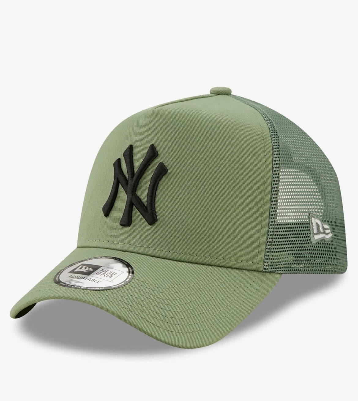 New Era New York Yankees League Essential Jade A-Frame Adjustable Trucker Cap