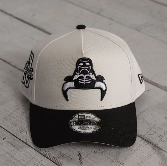 New Era Chicago Bulls 'Chrome Black Upside Down Logo' 9FORTY A-Frame Snapback Chrome/Black N: 00699
