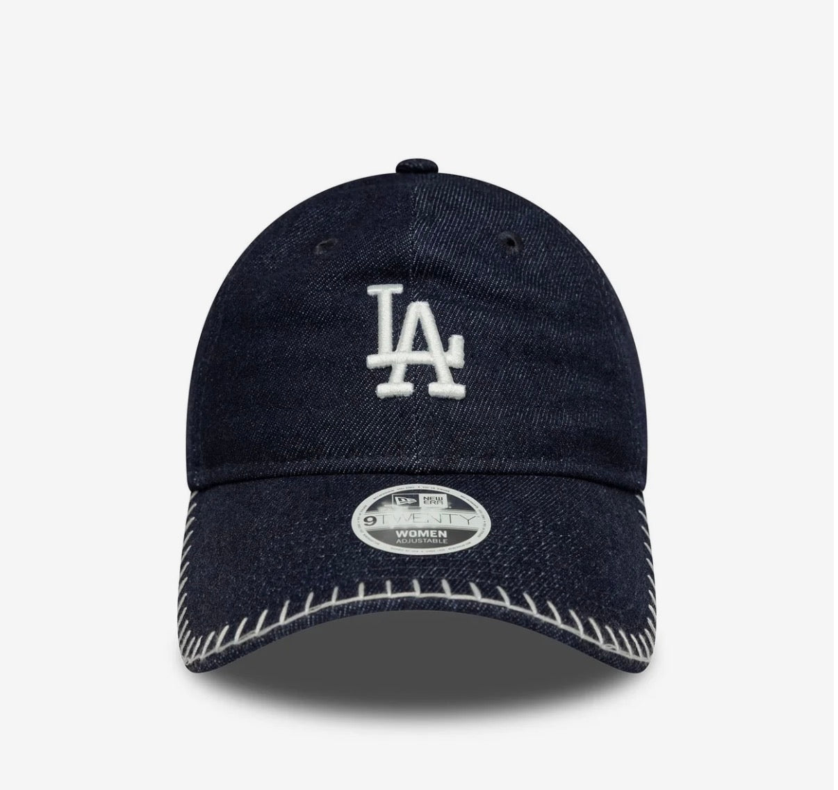 LA Dodgers Womens MLB Denim Stitch Navy 9TWENTY Cap Jean