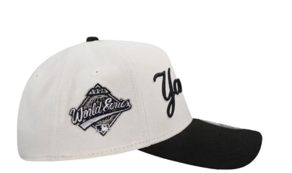 New York Yankees World Series 1996 Script Chrome Two Tone Edition 9FORTY A-Frame Snapback N: 00752