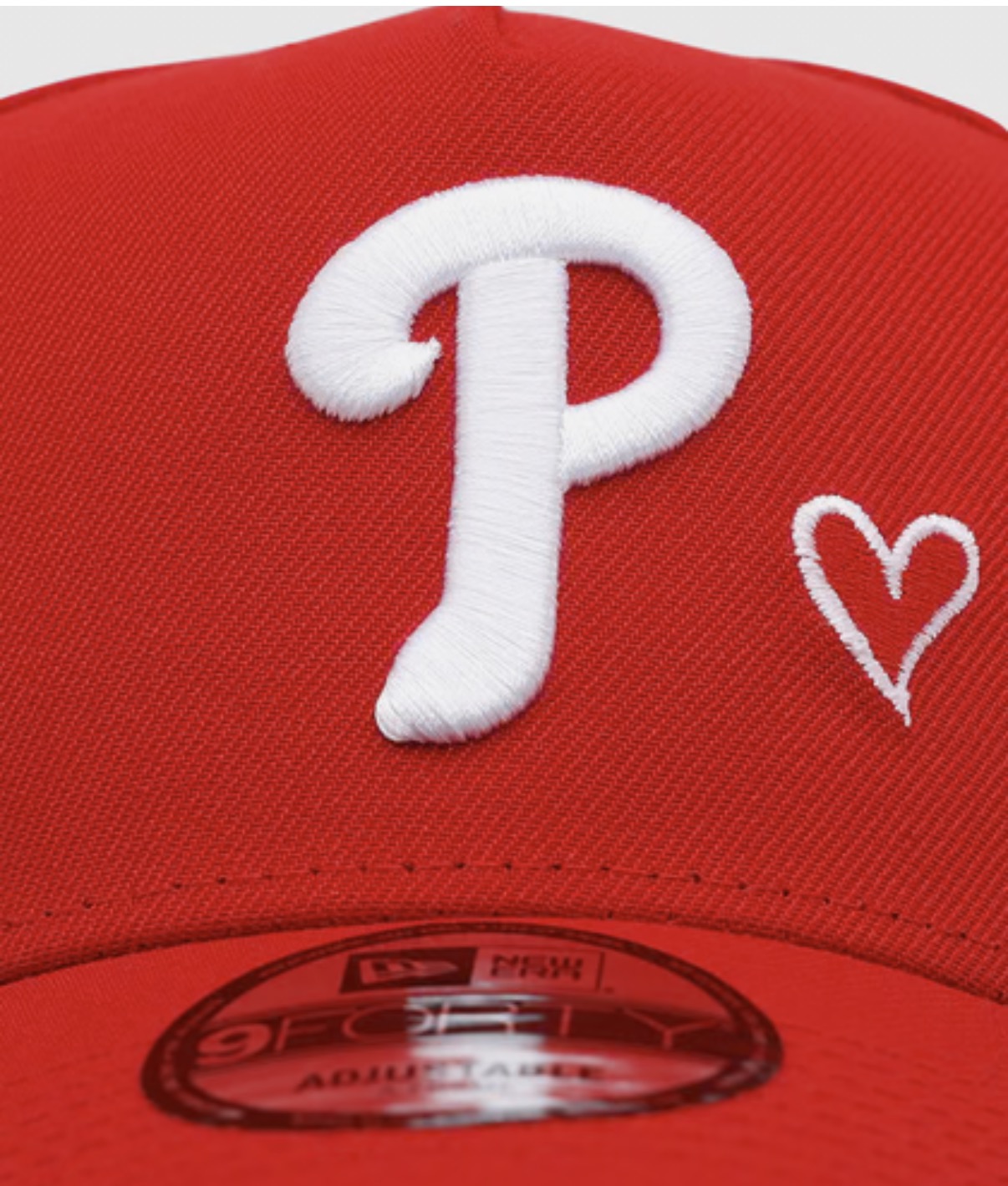 PHILADELPHIA PHILLIES 'TEAM COLOR HEARTS' 9FORTY A-FRAME SNAPBACK 198759355462
