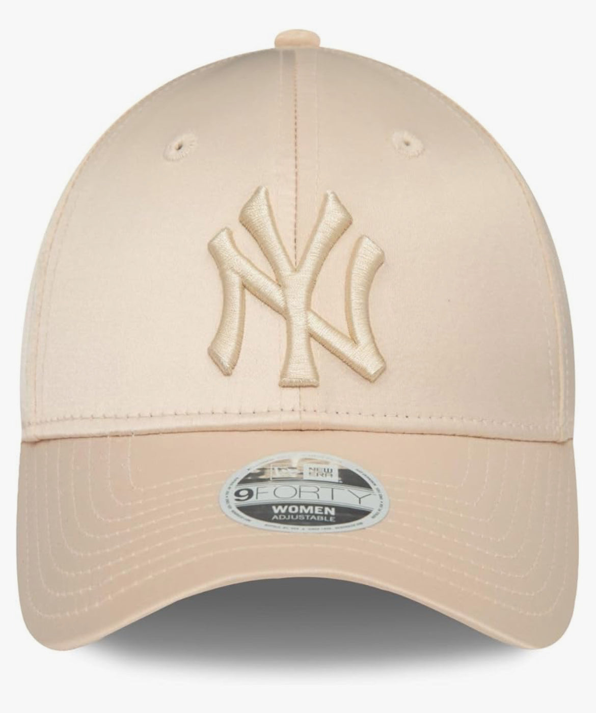 Casquette en satin New York Yankees Female 9Forty beige