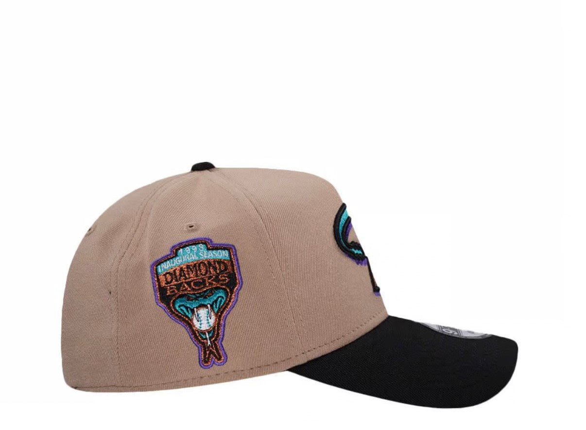 NEW ERA ARIZONA DIAMONDBACKS INAUGURAL SEASON 1998 CAMEL TWO TONE EDITION 9FORTY A FRAME SNAPBACK CAP New Era N: 00756