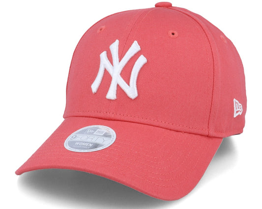 New York Yankees Womens League Essential 9FORTY Pink/White Adjustable