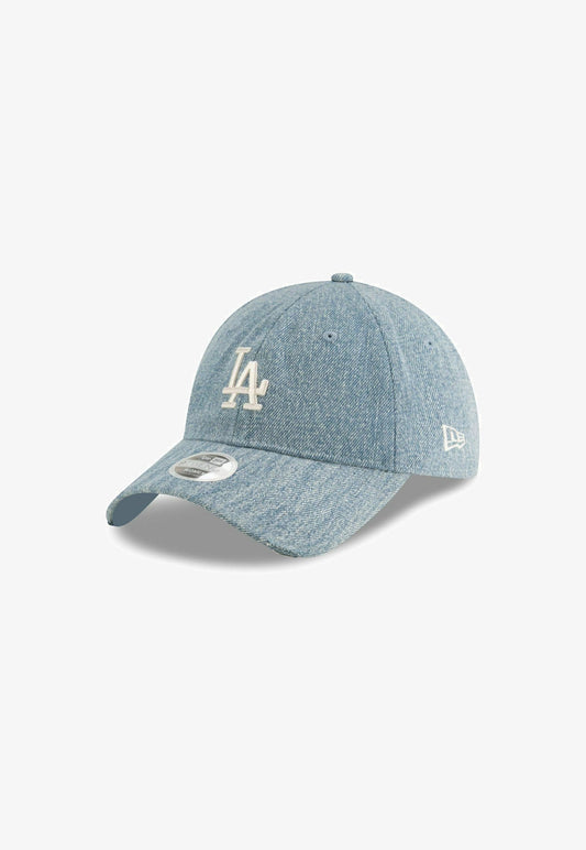 New Era LA Dodgers 9forty cap in blue denim