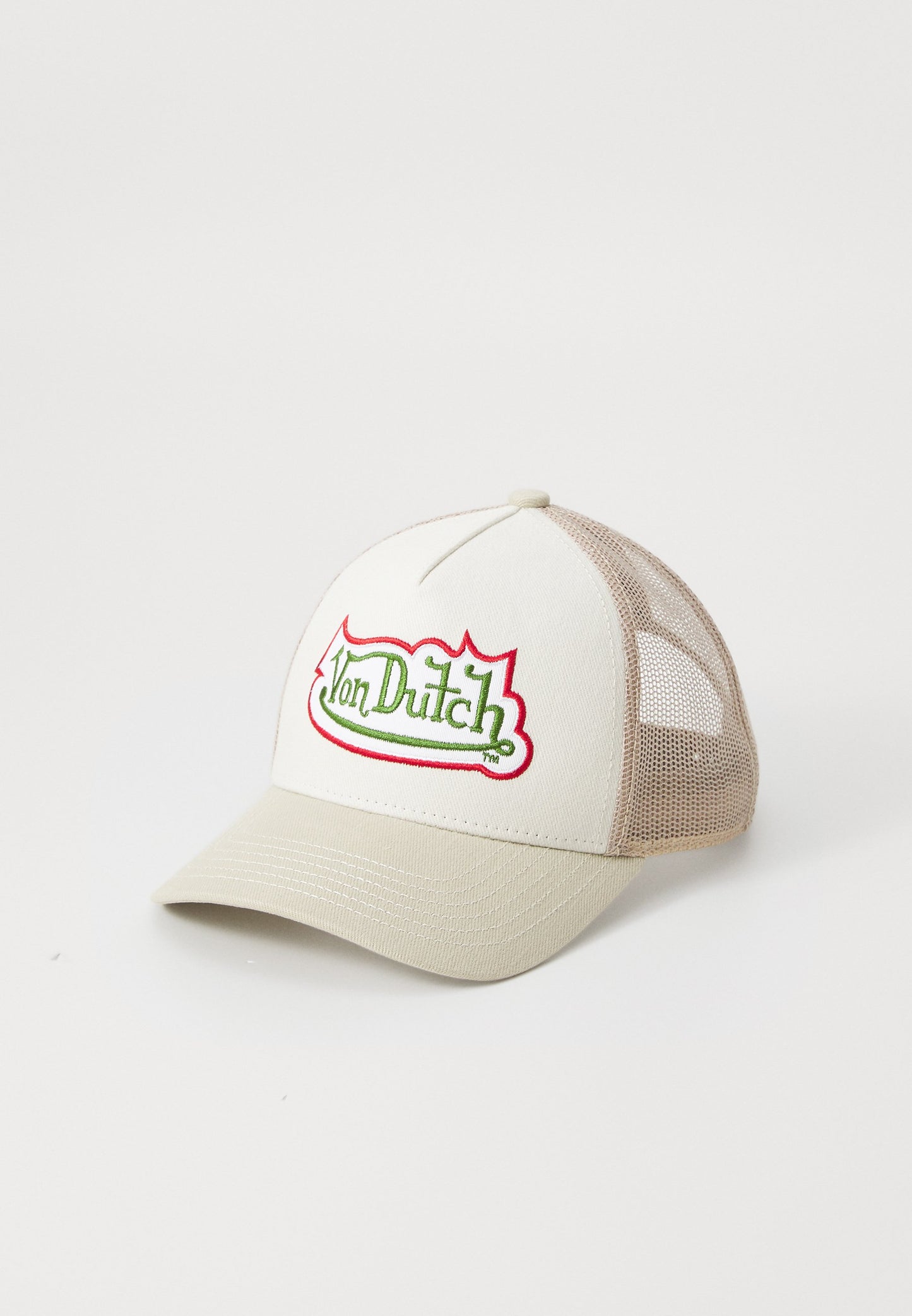 Von DutchTRUCKER ROCKFORD UNISEX - Cap - cream/beige/green N: 00766