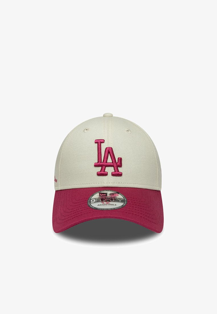 LA DODGERS MLB SIDE SCRIPT CREAM 9FORTY ADJUSTABLE CAP