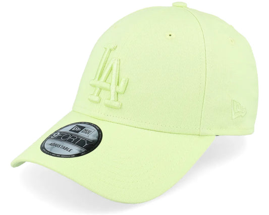LA DODGERS MLB TEAM OUTLINE PASTEL YELLOW 9FORTY ADJUSTABLE CAP