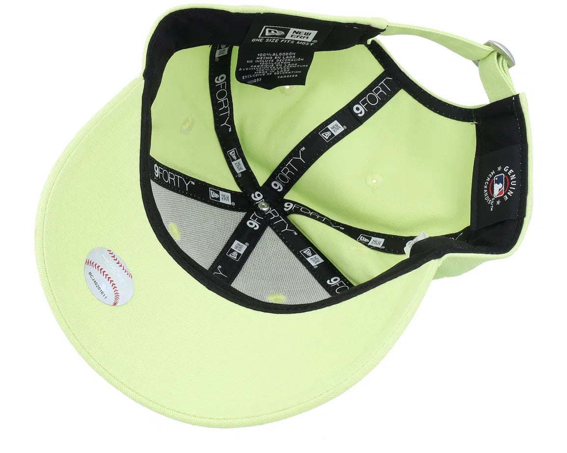 LA DODGERS MLB TEAM OUTLINE PASTEL YELLOW 9FORTY ADJUSTABLE CAP