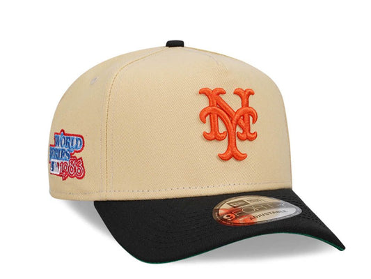 NEW ERA NEW YORK METS WORLD SERIES 1986 TWO TONE THROWBACK EDITION 9FORTY A FRAME SNAPBACK CASQUETTE N: 00666
