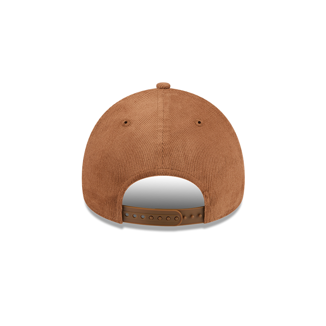 New Era 9Forty California Angels Ornamental Cord A-Frame Adjustable Snapback Hat Toasted Peanut N: 00695