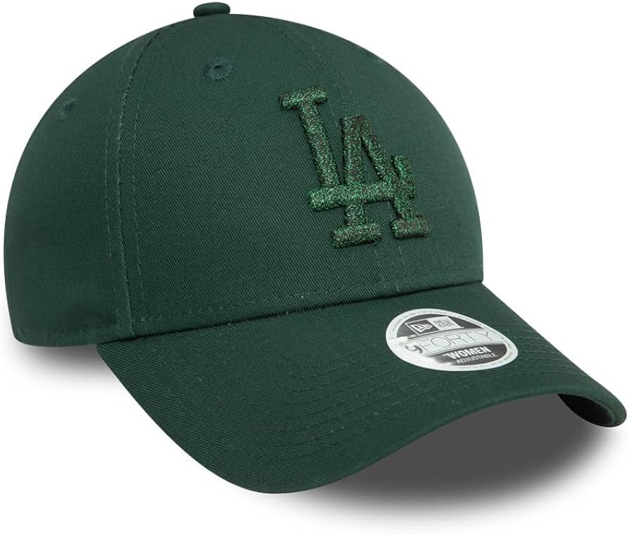 LA Dodgers Womens Metallic Dark Green 9FORTY Adjustable Cap N: 00317