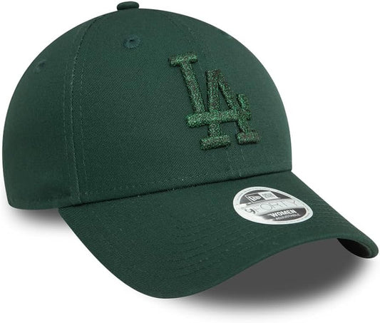 LA Dodgers Womens Metallic Dark Green 9FORTY Adjustable Cap N: 00317