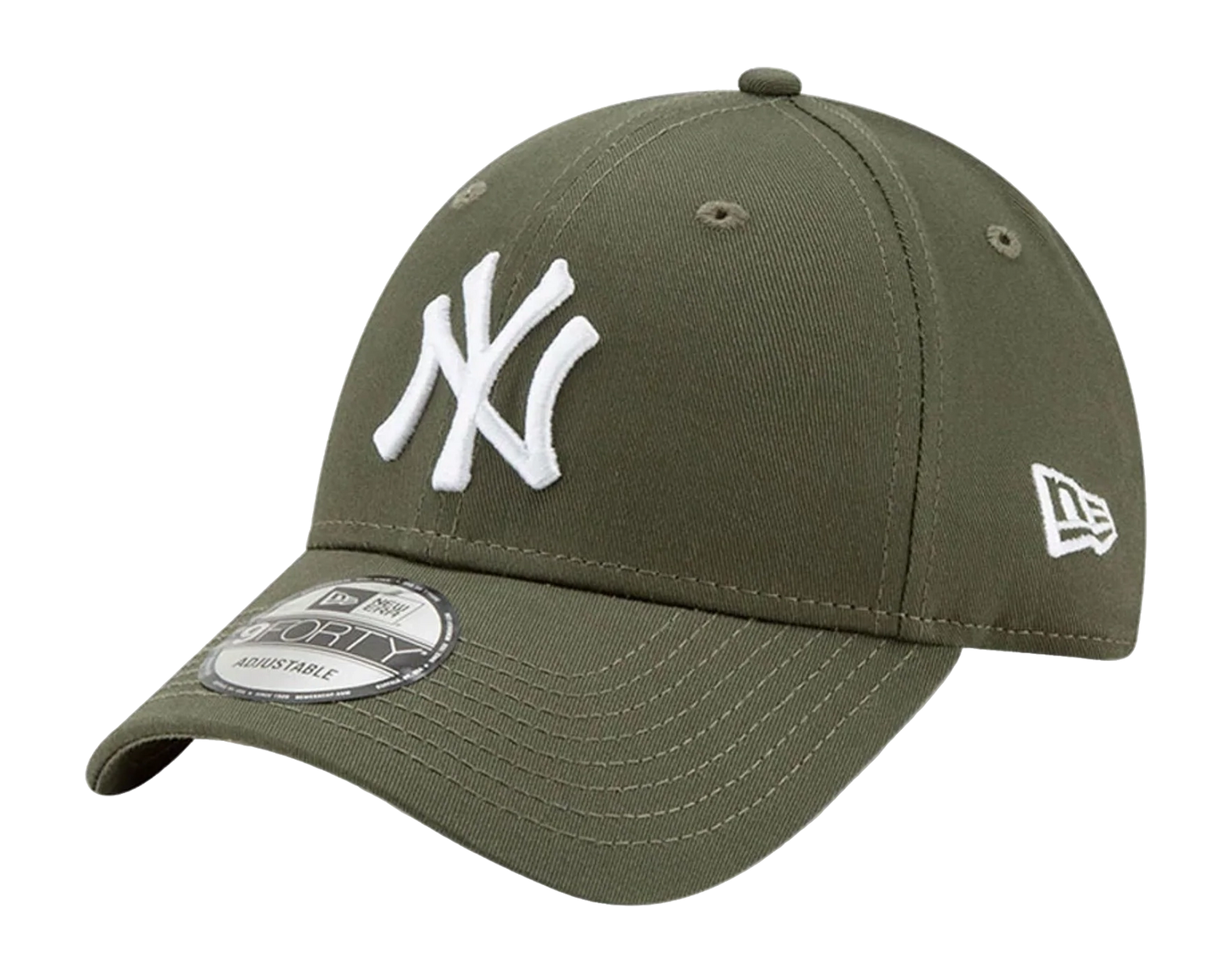 Casquette New Era Essential 9FORTY New York Yankees Green White N: 00319