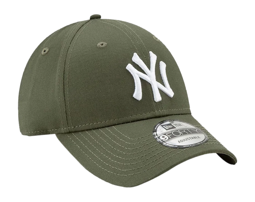 Casquette New Era Essential 9FORTY New York Yankees Green White N: 00319