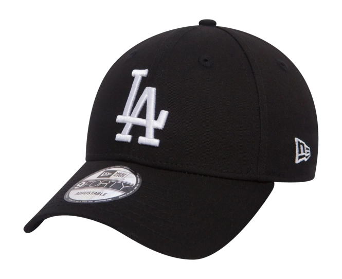 Cap New Era Essential 9FORTY Los Angeles Dodgers Black White N: 00332