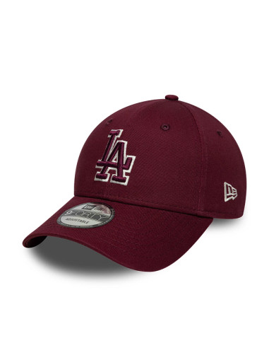 NEW ERA MAROON TEAM OUTLINE 9FORTY LOSDOD CAP Los Angeles Dodgers N: 00336