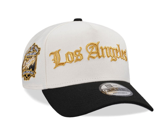 NEW ERA LOS ANGELES DODGERS 40TH ANNIVERSARY METALLIC CHROME TWO TONE EDITION 9FORTY A FRAME SNAPBACK CAP
 New Era N: 00717