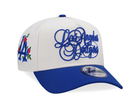 NEW ERA LOS ANGELES DODGERS SCRIPT CHROME ROYAL TWO TONE EDITION 9FORTY A FRAME SNAPBACK CASQUETTE
 New Era N: 00715