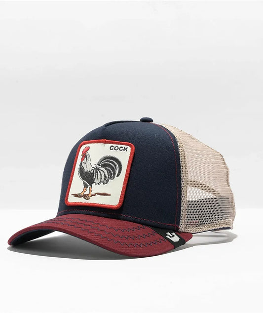 Goorin Bros. The Cock Navy & Red Trucker Hat N: 00589