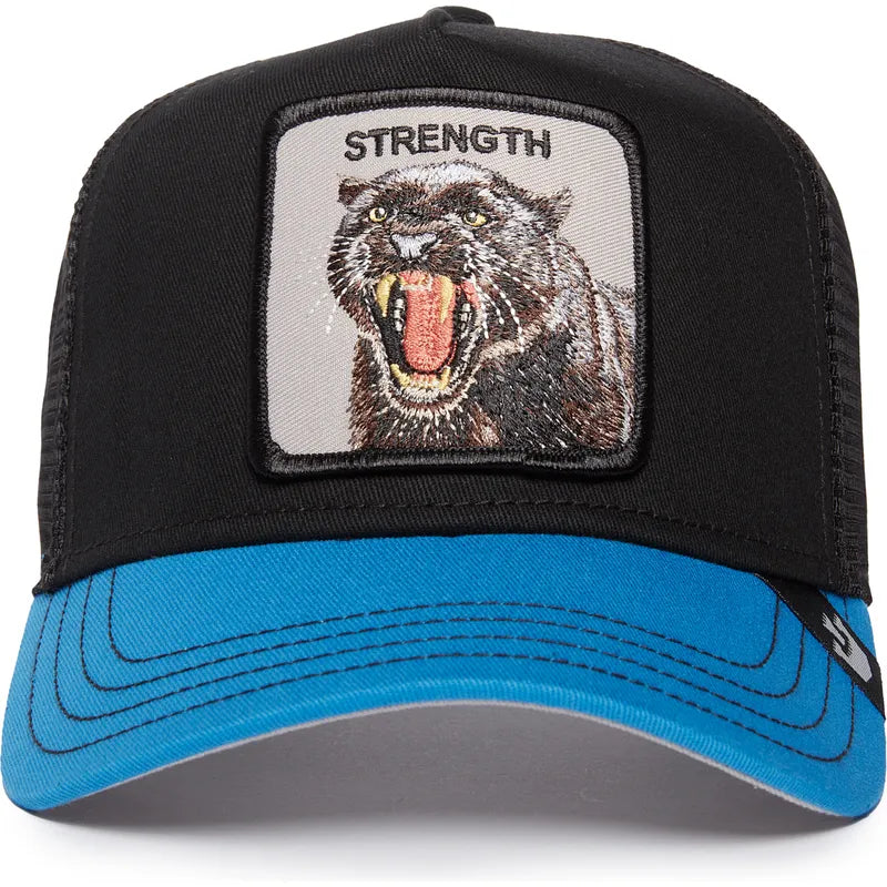 Goorin Bros. Strength Panther Fan The Farm Black and Blue Trucker Hat N: 00354