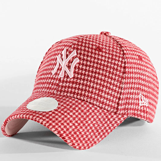 Casquette Femme 9Forty Houndstooth Rouge Rose N: 00472