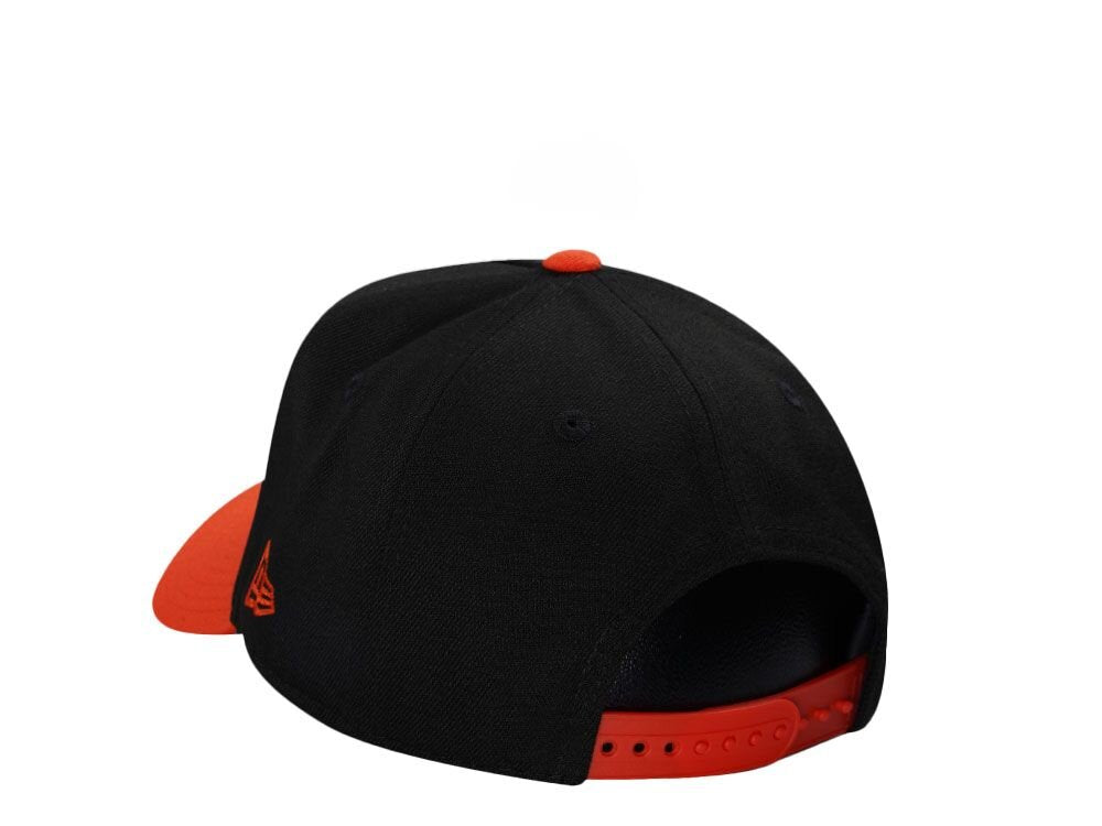 Casquette snapback bicolore noire New Era Baltimore Orioles 9Forty A Frame N: 00555