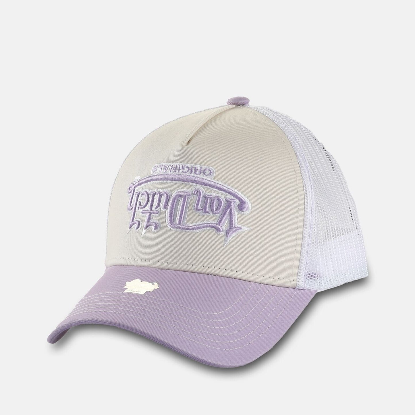 TRUCKER BOSTON Peaked Cap Purple White N: 00559
