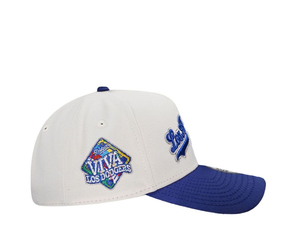Casquette snapback New Era 9Forty A Frame Chrome Satin bicolore des Dodgers de Los Angeles N: 00565