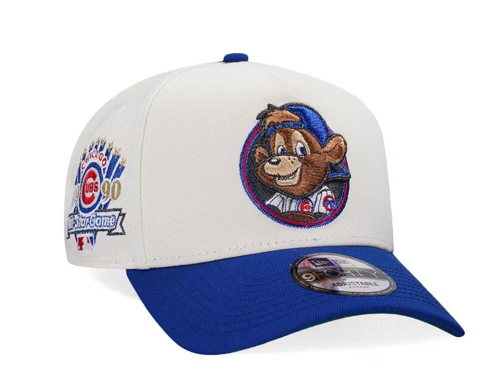Casquette New Era Chicago Cubs All Star Game 1990 Chrome Two Tone Edition 9Forty A Frame Snapback N: 00569