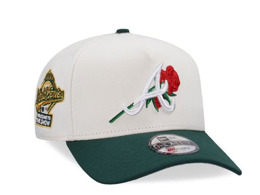 Casquette snapback New Era Atlanta Braves World Series 1995 Two Tone Rose Edition 9Forty A Frame N: 00597