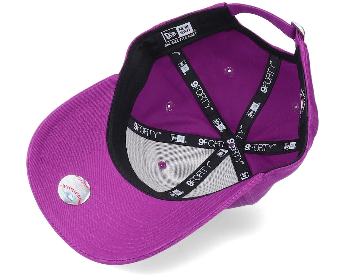 Casquette ajustable 9FORTY pour femme des Yankees de New York, violet/blanc, de la ligue, New Era N: 00630