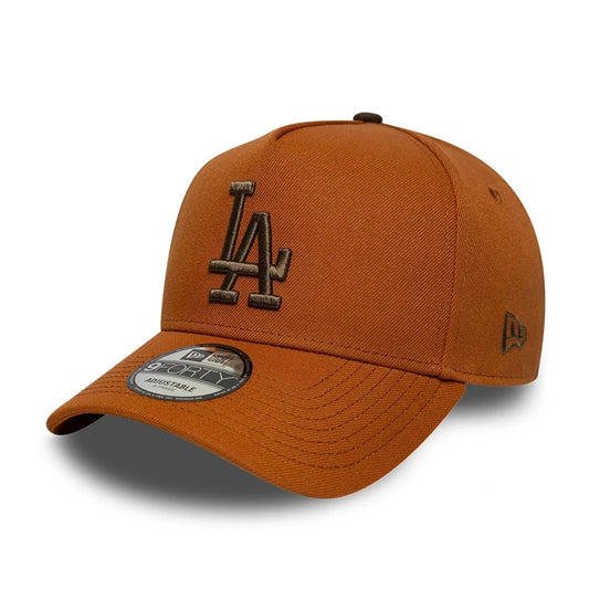 LA Dodgers MLB Brown 9FORTY A-Frame Adjustable Cap N: 00736