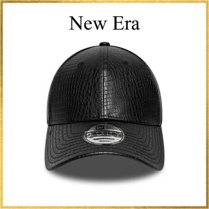 Casquette New Era 9FORTY – Effet Cuir Noir Premium N: 00738