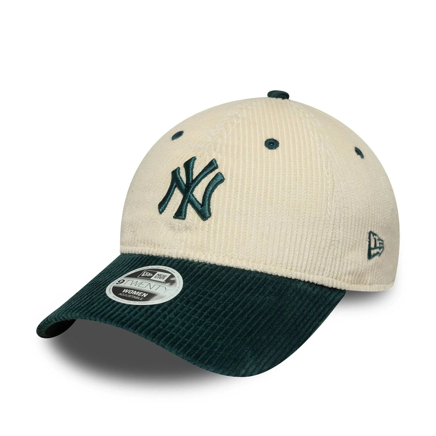 New York Yankees Womens MLB Block Cord Cream 9TWENTY Adjustable Cap N: 00743