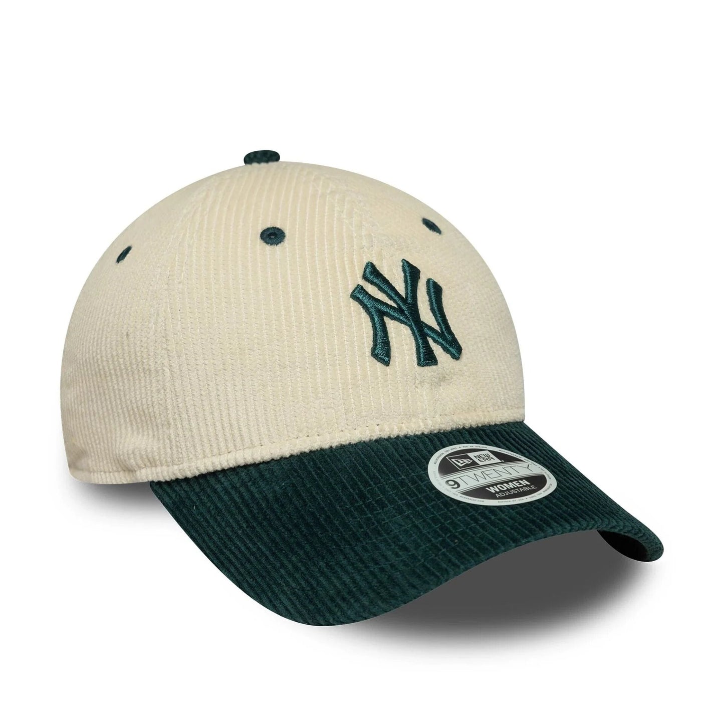 New York Yankees Womens MLB Block Cord Cream 9TWENTY Adjustable Cap N: 00743