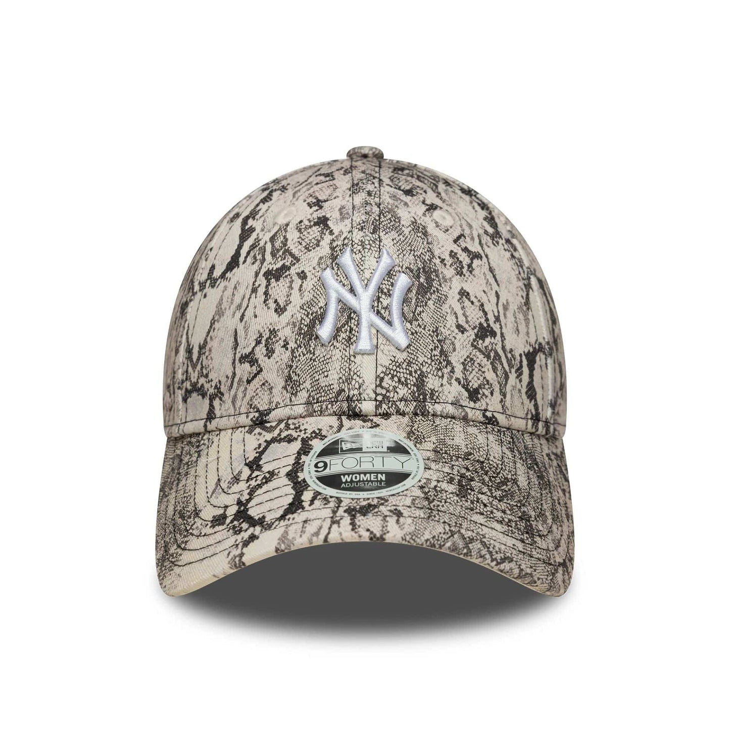 New York Yankees Womens MLB Snake Grey 9FORTY Adjustable Cap N: 00744