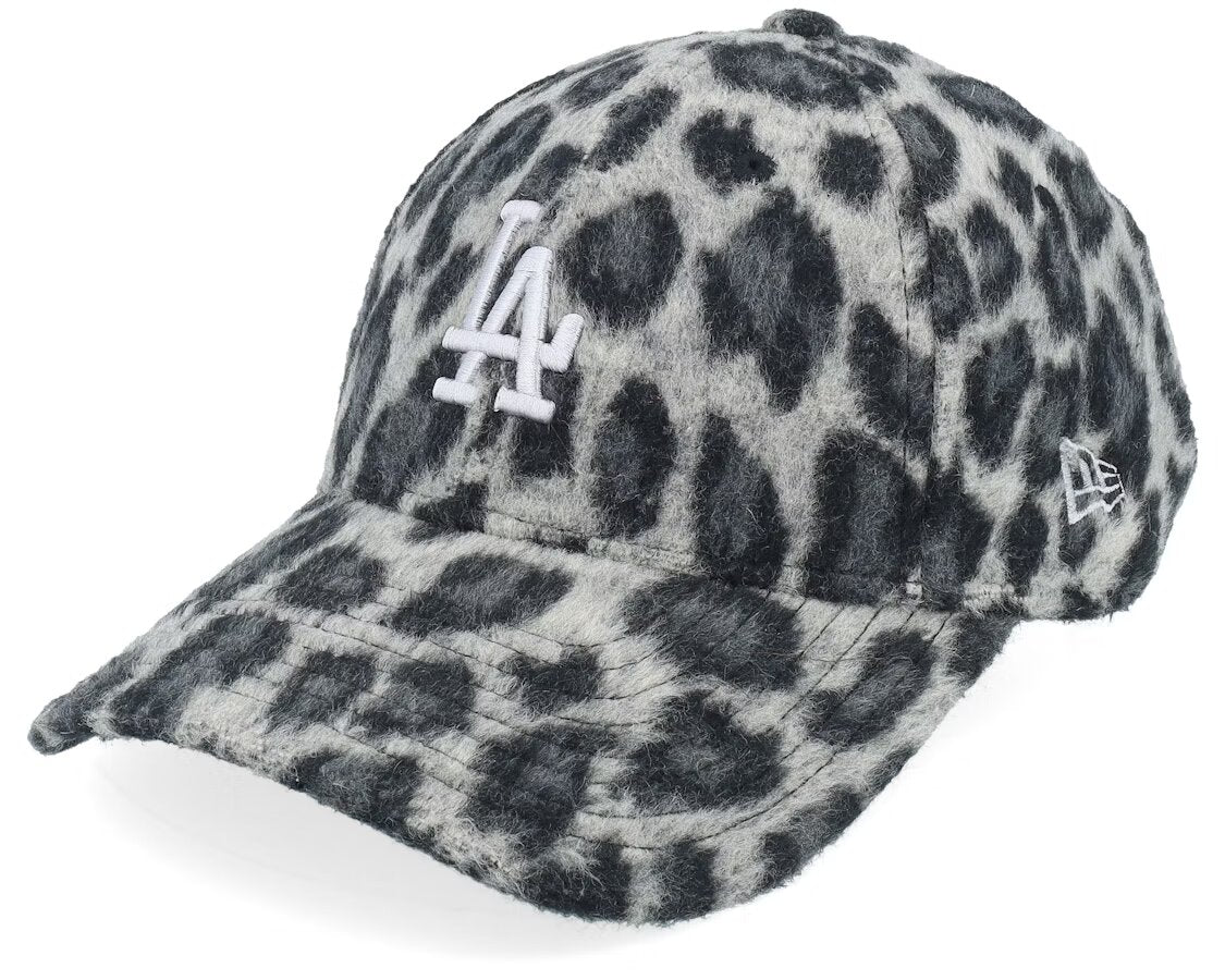 Los Angeles Dodgers Womens Cosy Animal 9FORTY Dark grey/Black Dad Cap N: 00747