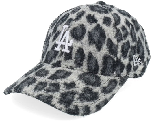 Los Angeles Dodgers Womens Cosy Animal 9FORTY Dark grey/Black Dad Cap N: 00747