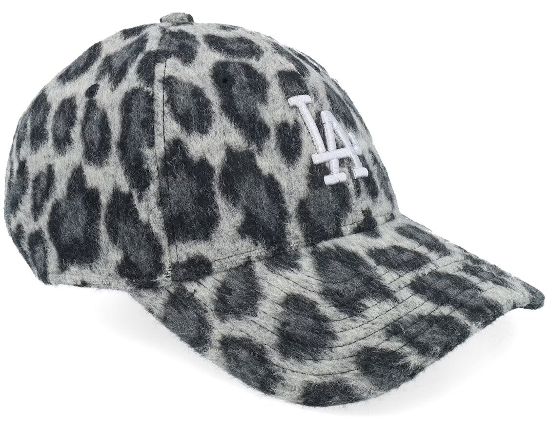 Los Angeles Dodgers Womens Cosy Animal 9FORTY Dark grey/Black Dad Cap N: 00747