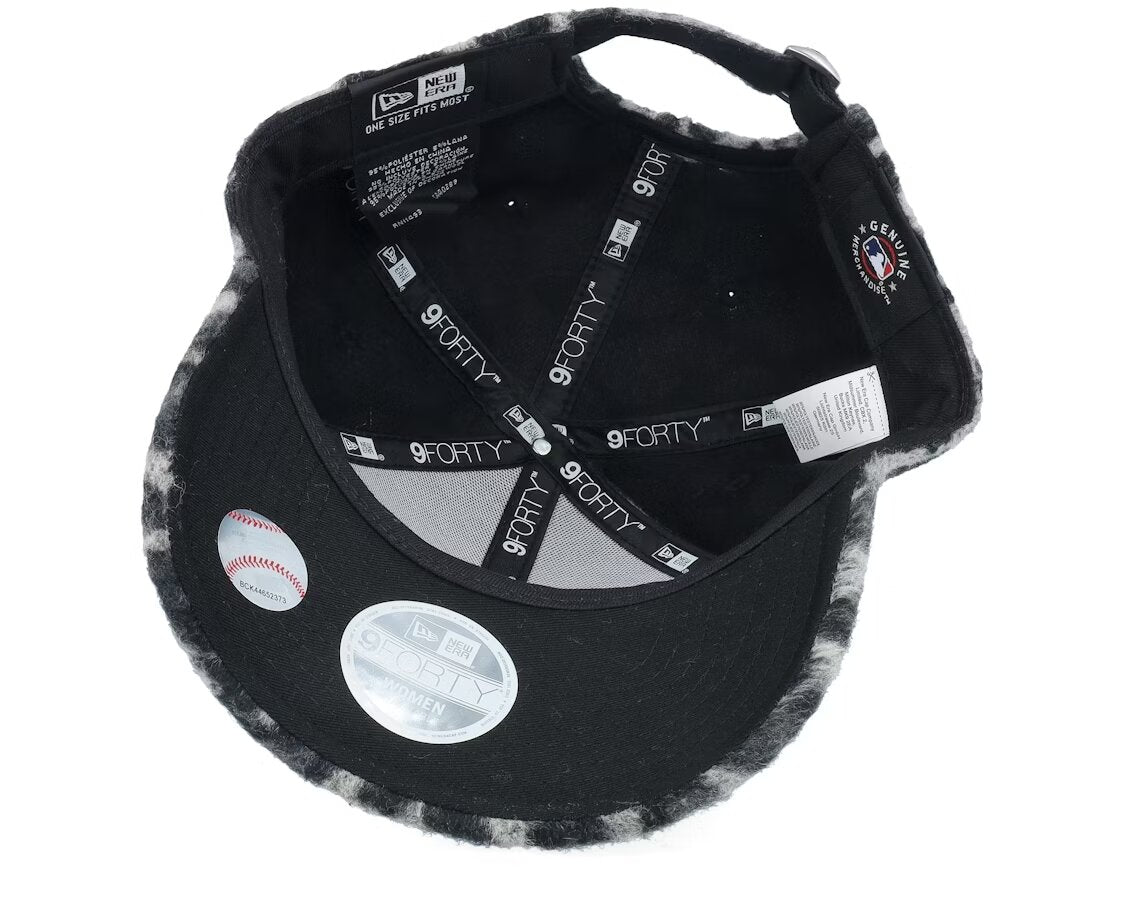 Los Angeles Dodgers Womens Cosy Animal 9FORTY Dark grey/Black Dad Cap N: 00747