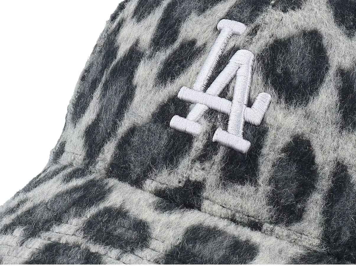 Los Angeles Dodgers Womens Cosy Animal 9FORTY Dark grey/Black Dad Cap N: 00747