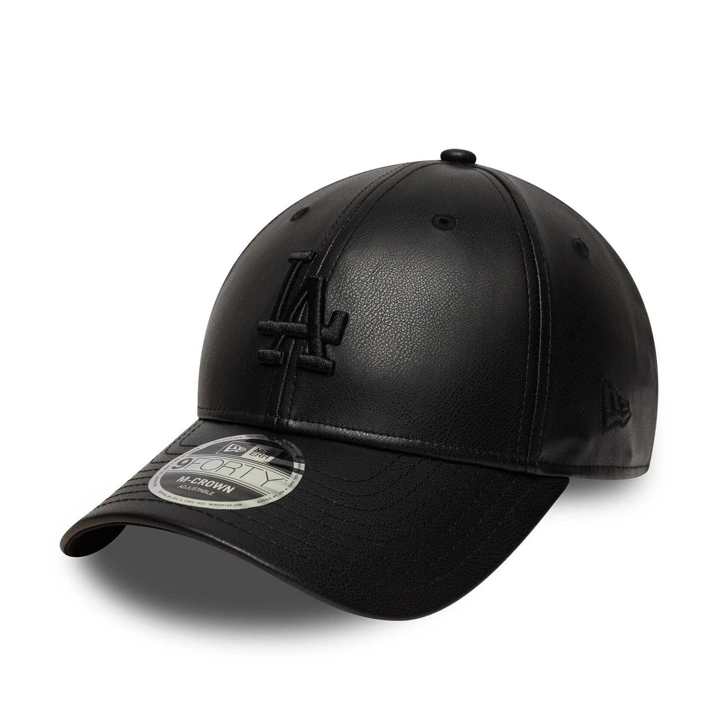 LA Dodgers MLB PU Black 9FORTY M-Crown similicuir cuir Adjustable Cap N: 00771