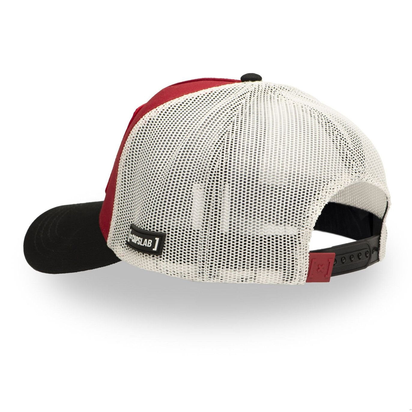 Casquette trucker avec filet en sergé de coton One piece Luffy Red N: 00791