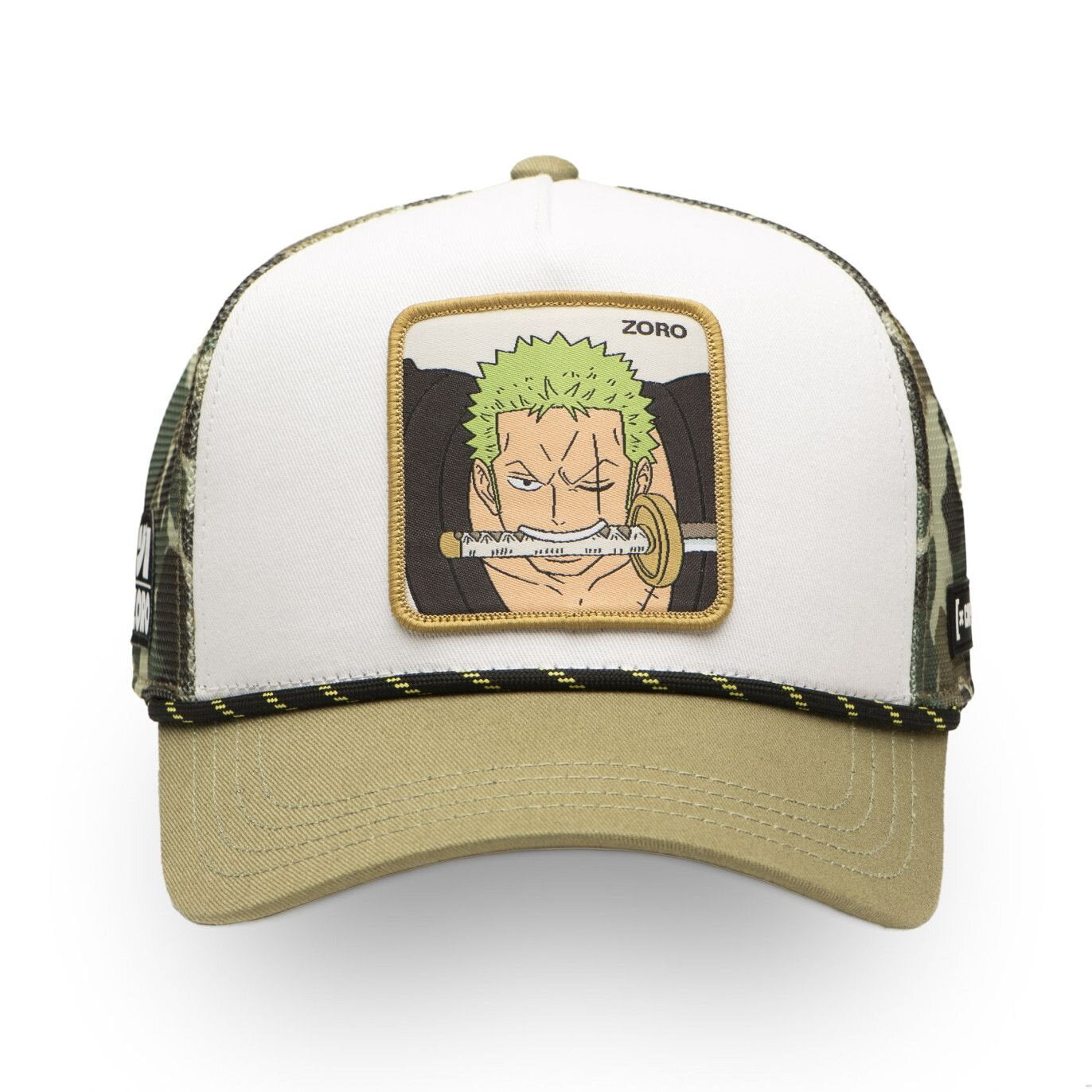 Casquette trucker premium avec filet One piece Zoro Camo N: 00792